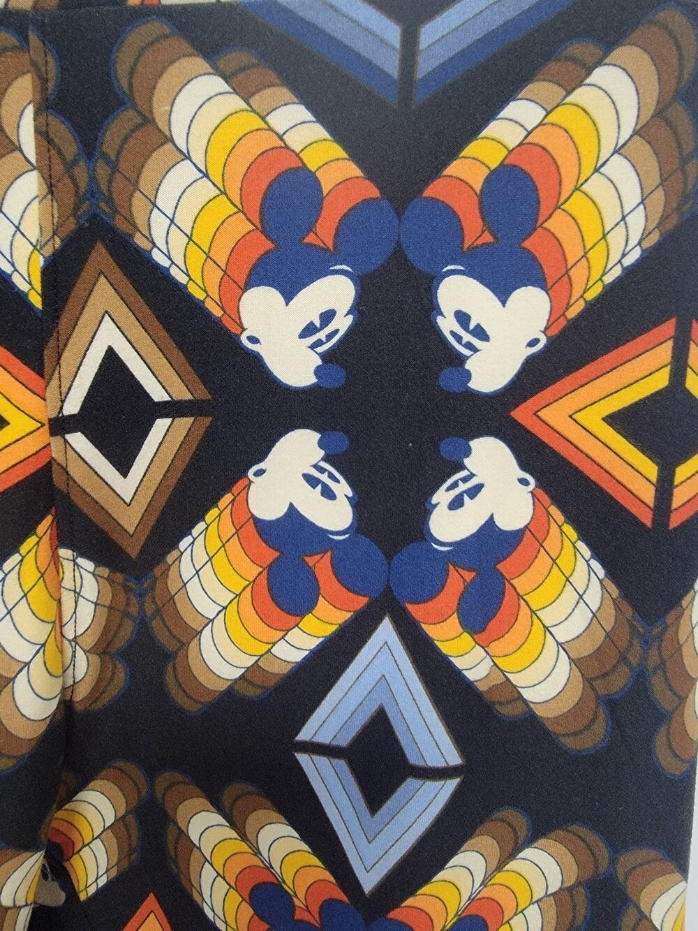 LULAROE Retro Look Mickey Mouse Knit Leggings S/M 0131